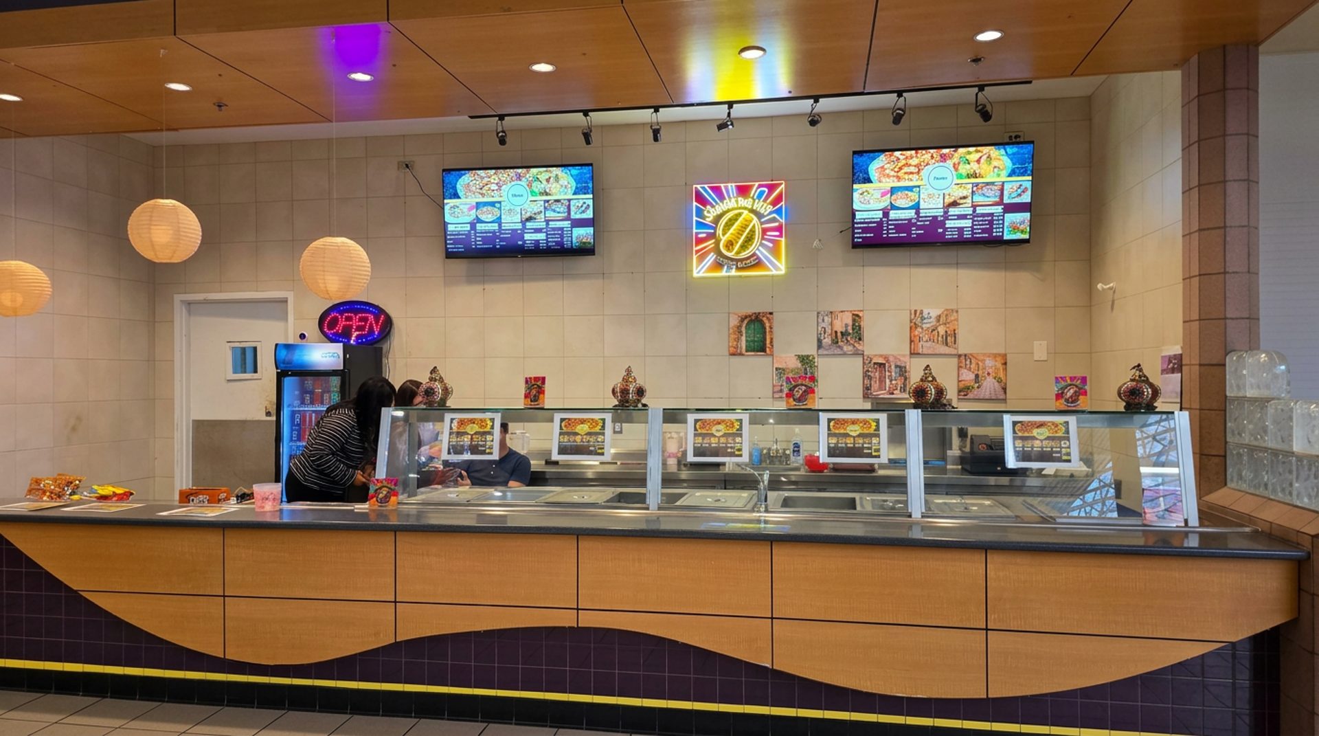 Friendly faces behind the counter