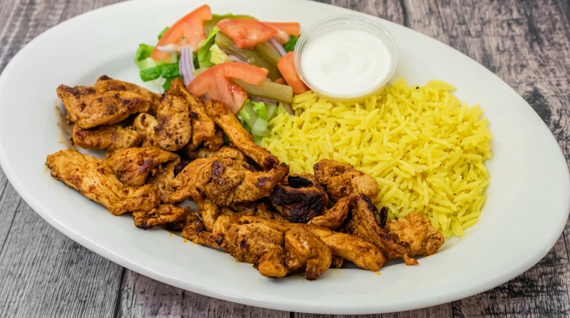 Chicken and beef shawarma, done right